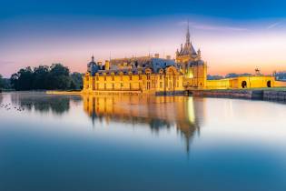Lever de soleil sur Chantilly